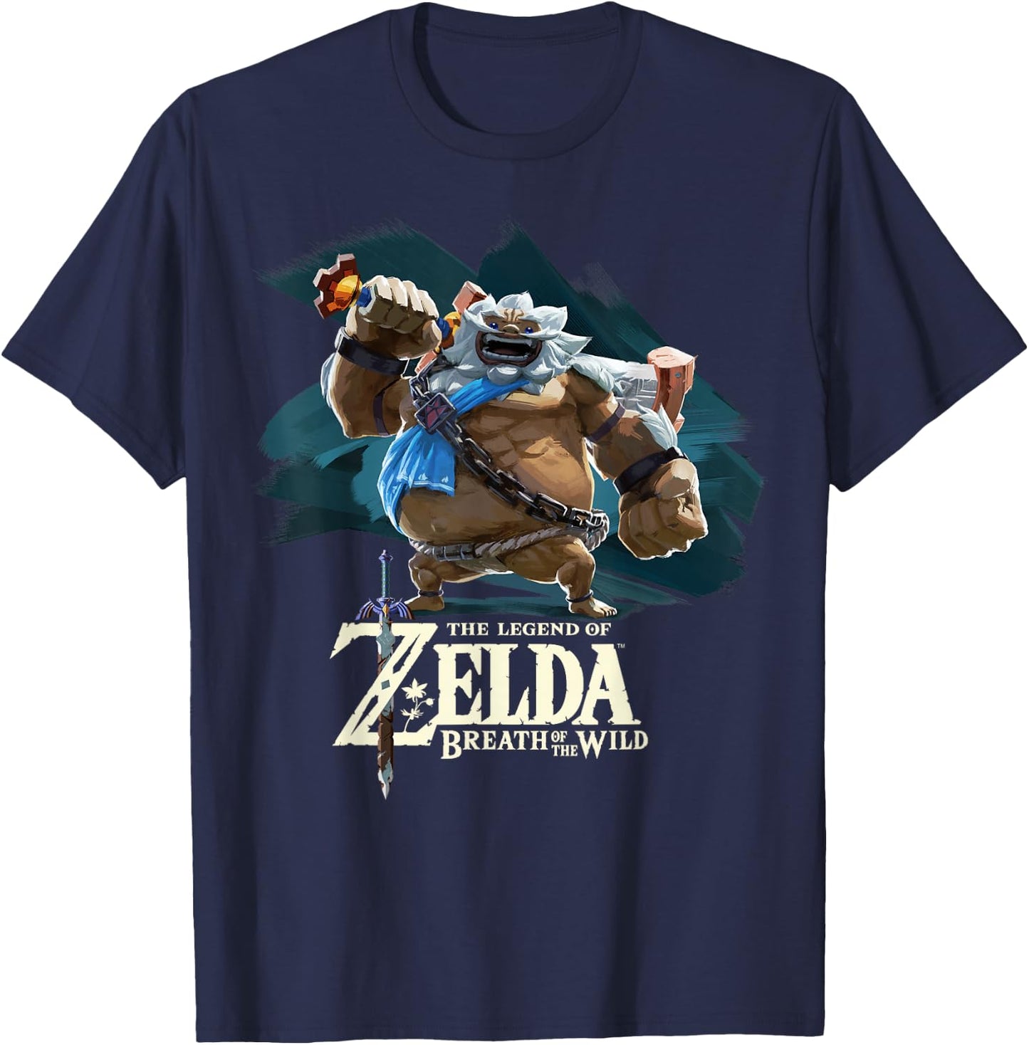 Nintendo Zelda Breath of the Wild Goron Graphic T-Shirt - T-Shirt | Navy