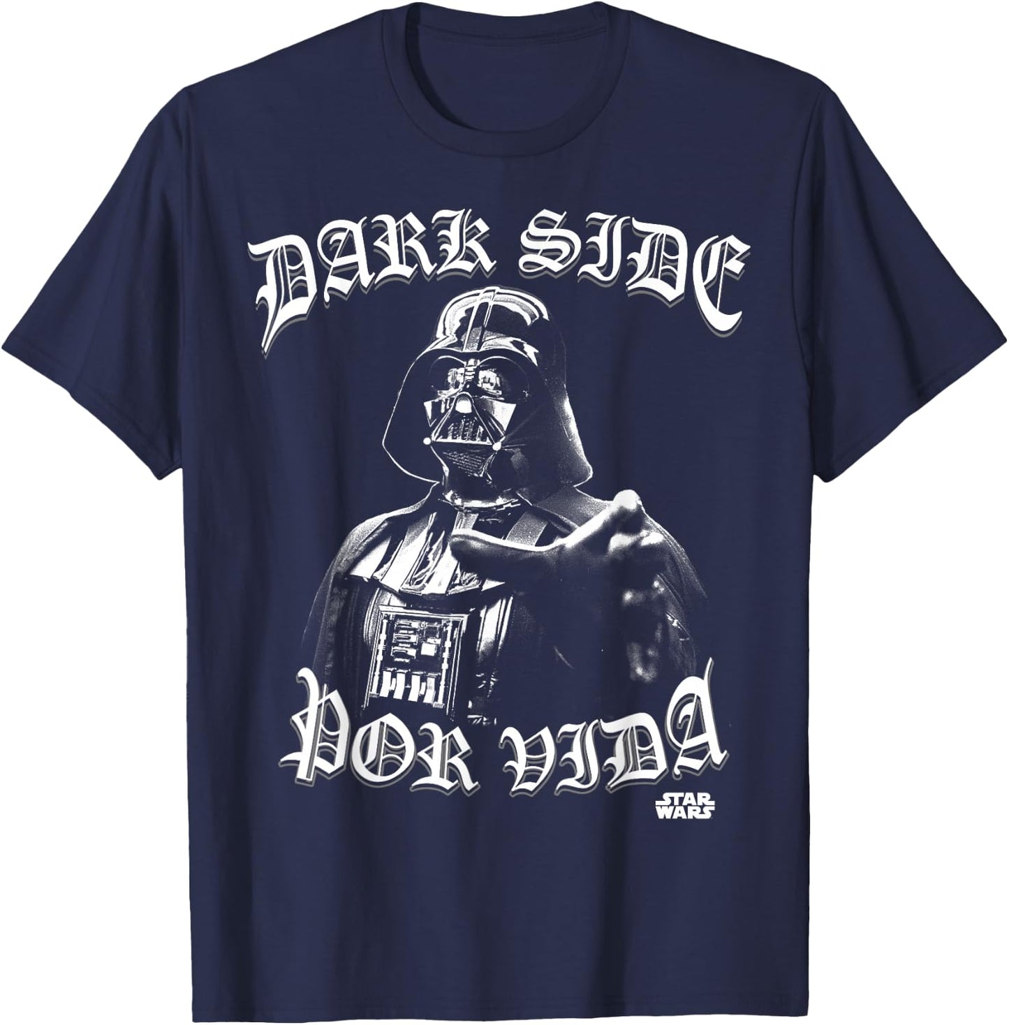 Star Wars Darth Vader Dark Side Por Vida Graphic T-Shirt - T-Shirt | Navy