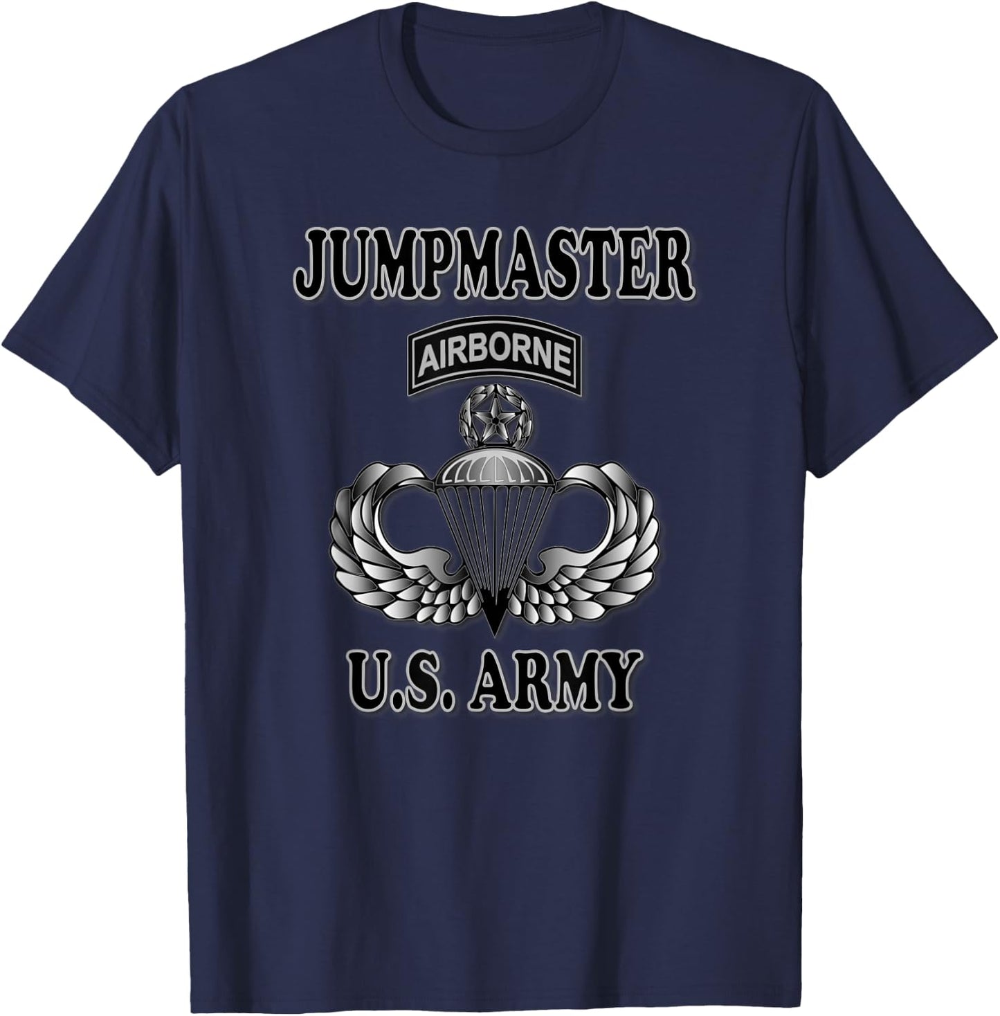 U.S. Army Jumpmaster (Front Design) T-Shirt - T-Shirt | Navy