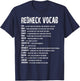 Redneck Vocab Southern Life Shirts Funny Rednecks T-Shirt - T-Shirt | Navy