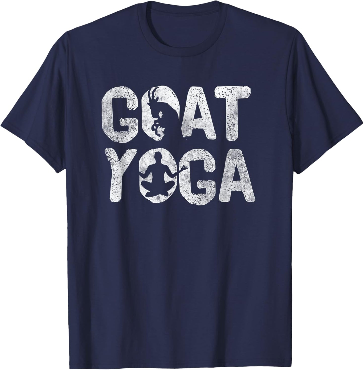 Goat Yoga T-Shirt - T-Shirt | Navy