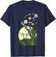 Enchanted Fairy Woodland Flower Garden Dance Moon T-Shirt - T-Shirt | Navy