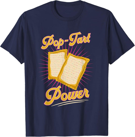 Bodybuilding Pre-Workout Pop Tart Power Gym Exercise T-Shirt - T-Shirt | Navy