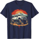 2022 Crew Cab Powerstroke Sunset Mountain Scene 350 Truck T-Shirt - T-Shirt | Navy