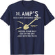 Twin Peaks Dr. Amps Gold Shovel Ad Logo Graphic T-Shirt - T-Shirt | Navy