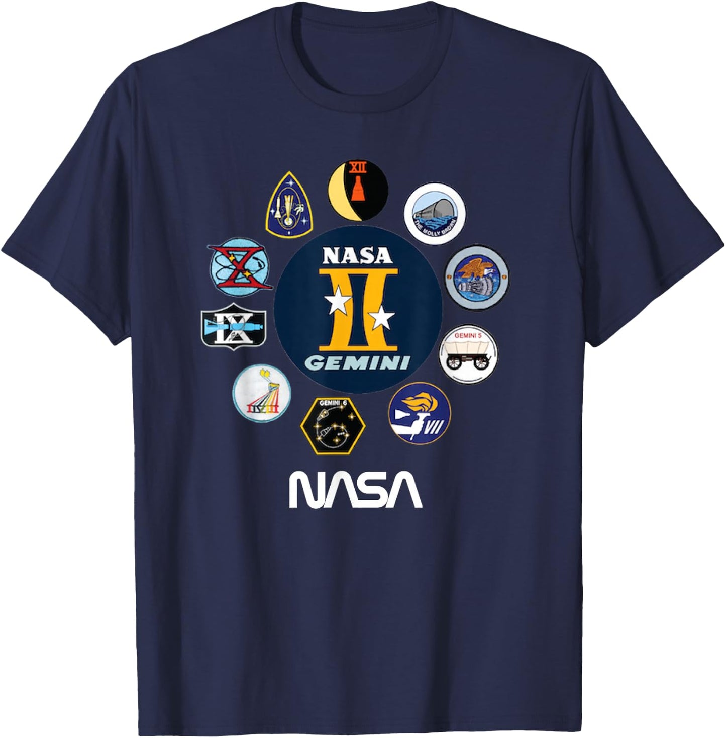 NASA Project Gemini T-Shirt - T-Shirt | Navy