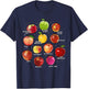 Fall Apple Shirt Funny Apple Picking Orchard Harvest Season T-Shirt - T-Shirt | Navy