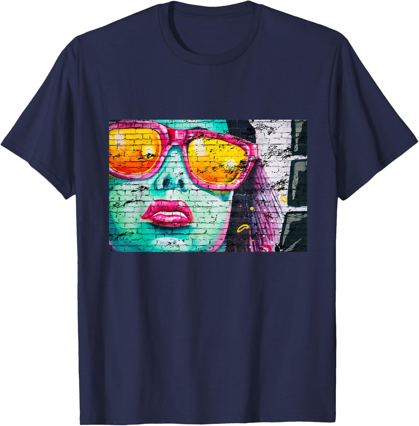 Urban Graffiti T-Shirt - T-Shirt | Navy