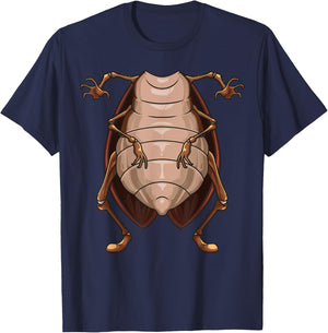Cool Headless Cockroach | Funny Lazy Halloween Costume Gift T-Shirt - T-Shirt | Navy