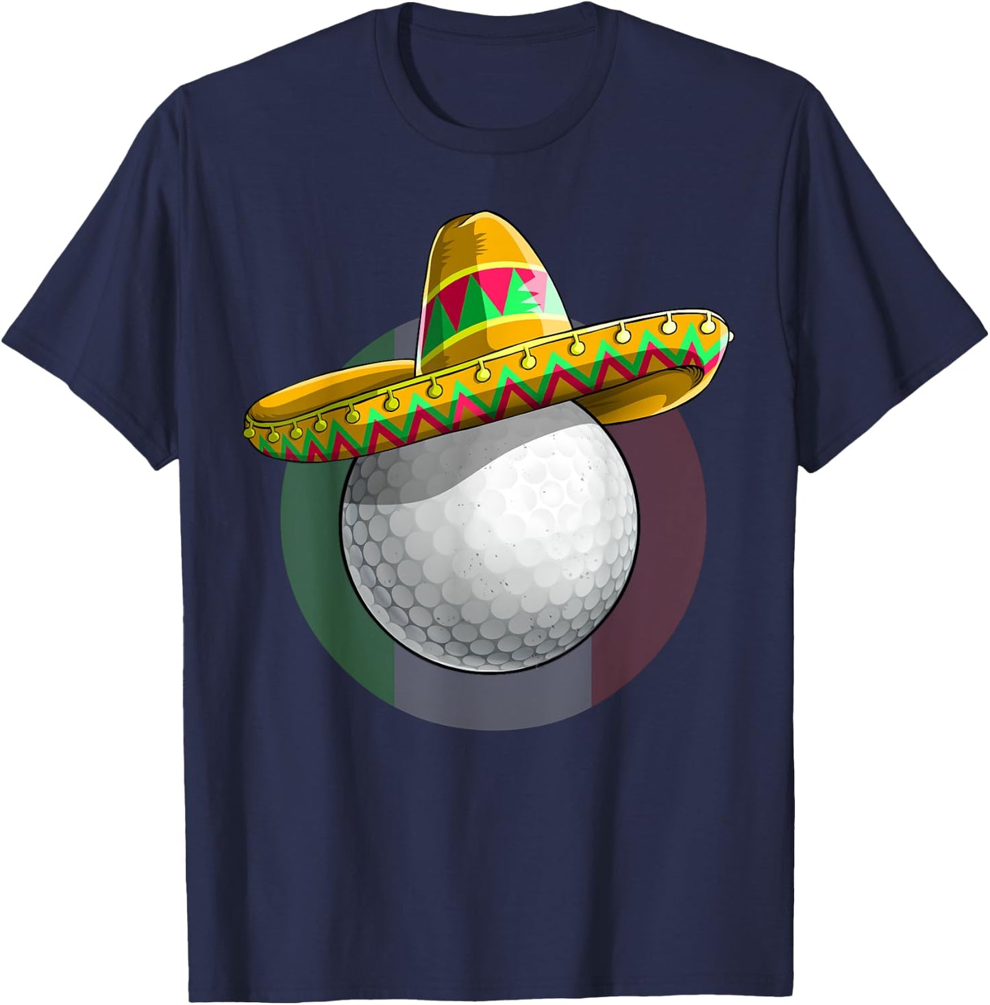 Cinco de Mayo Golf T Shirt Women Men Kids Sombrero Golfing T-Shirt - T-Shirt | Navy