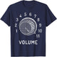 Volume To 11 Knob - Funny Audio Engineer T-Shirt - T-Shirt | Navy