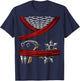 Cool Ninja Uniform | Funny Lazy DIY Halloween Costume Gift T-Shirt - T-Shirt | Navy