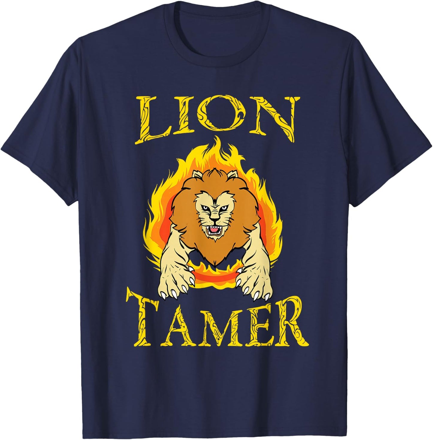 Lion Tamer Costume Circus Costume Animal Play Costume T-Shirt - T-Shirt | Navy