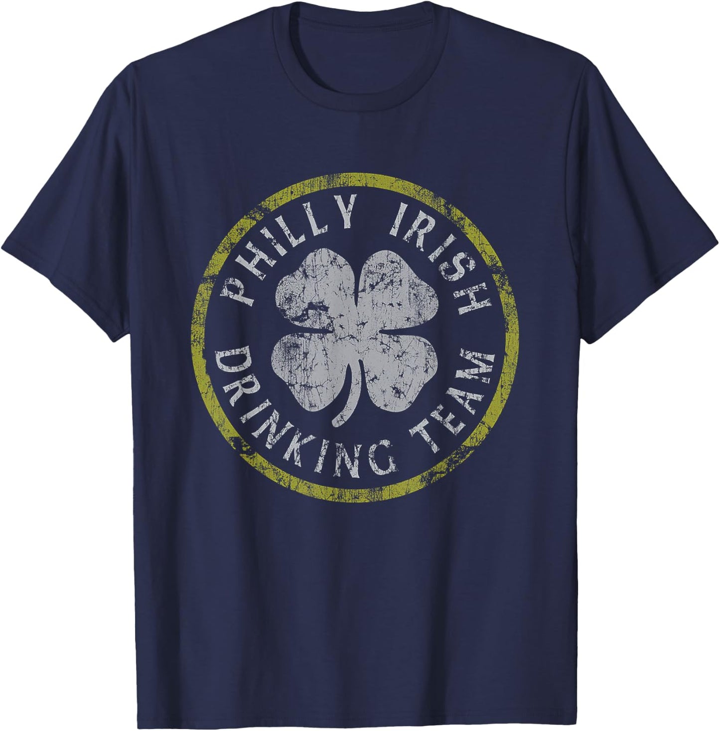 Philly Philadelphia Irish Drinking Team St Patricks Day T-Shirt - T-Shirt | Navy