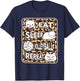 Eat Sleep Volleyball Repeat Girl Boy Volleyball Lover Outfit T-Shirt - T-Shirt | Navy