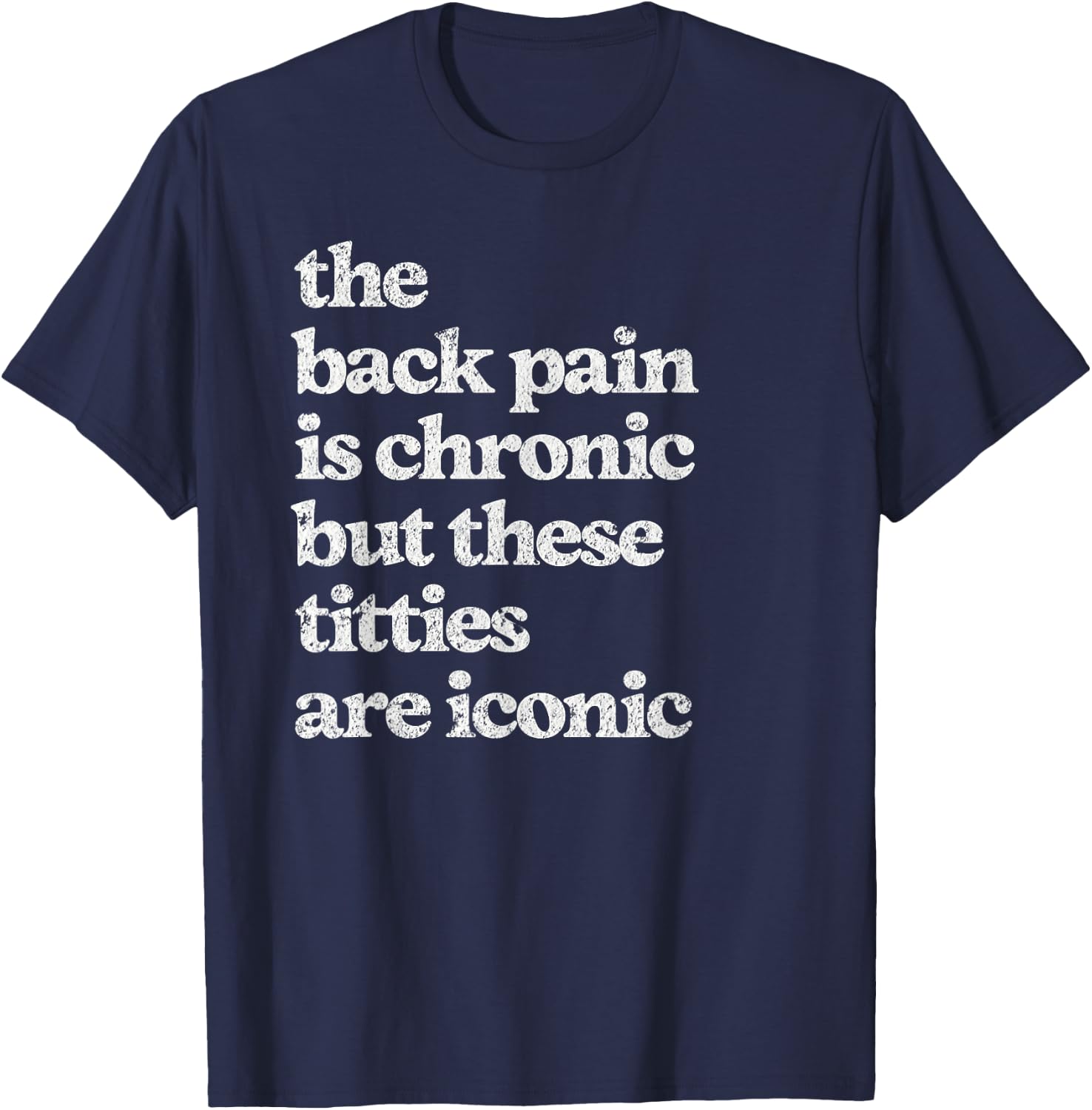 Funny Inappropriate Tops Girls Trip Airport Gag T-Shirt - T-Shirt | Navy