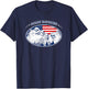 Mount Rushmore USA America South Dakota T-Shirt - T-Shirt | Navy