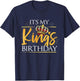It's My King's Birthday Husband & Boyfriend Birthday T-Shirt - T-Shirt | Navy