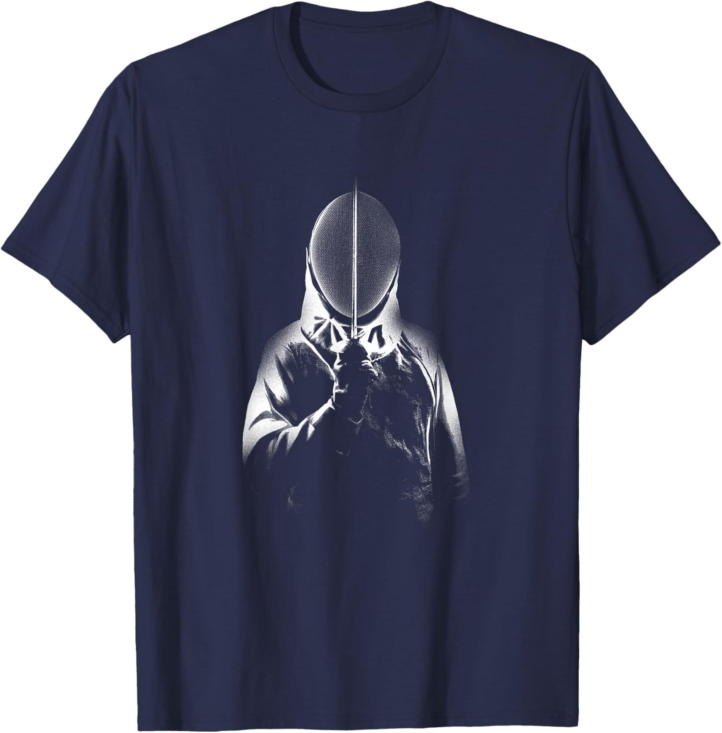 Fencing Stance Fencing T-Shirt - T-Shirt | Navy