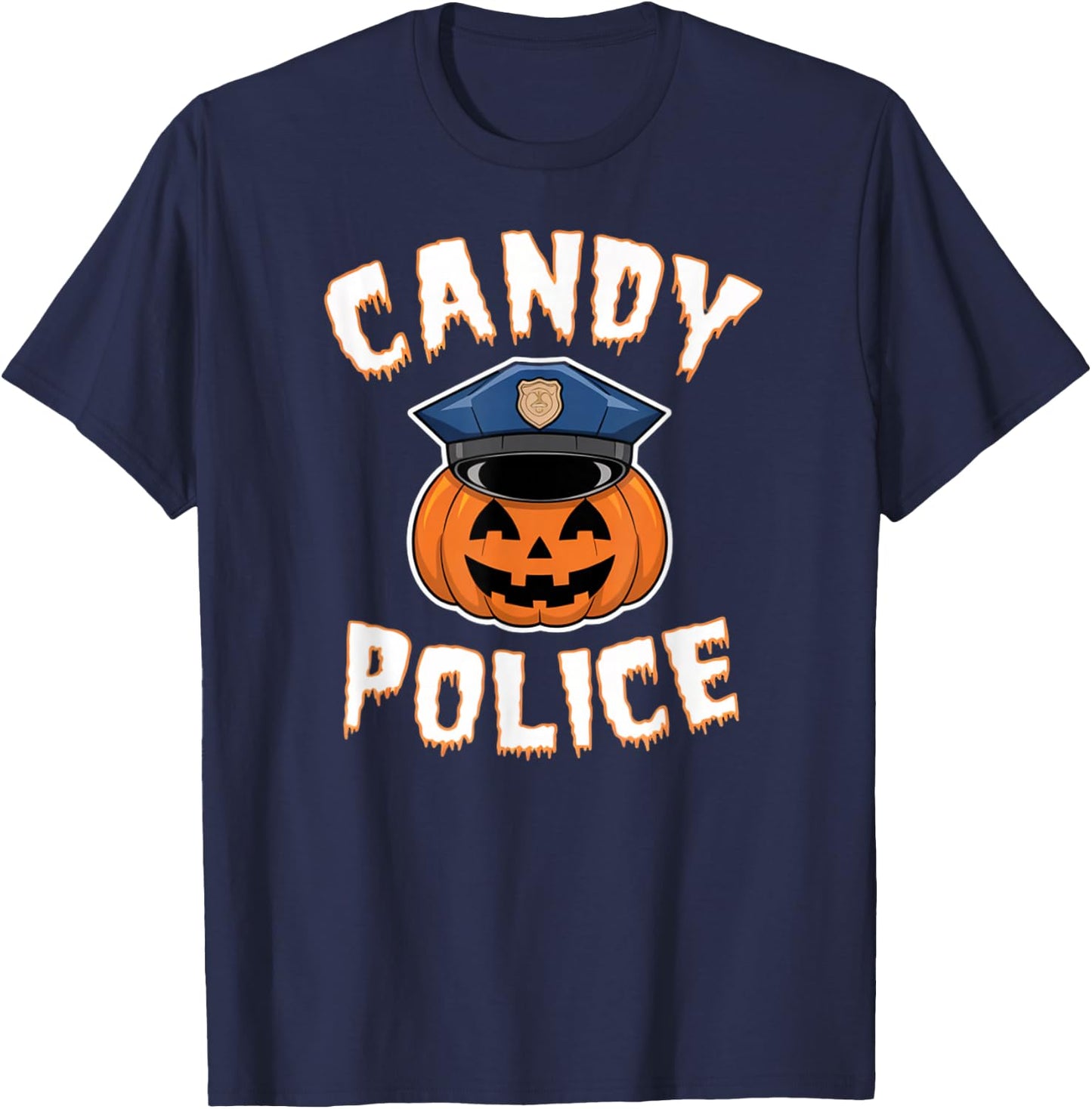 Adults Black Halloween Meme , Small, Short Sleeve T-Shirt - T-Shirt | Navy