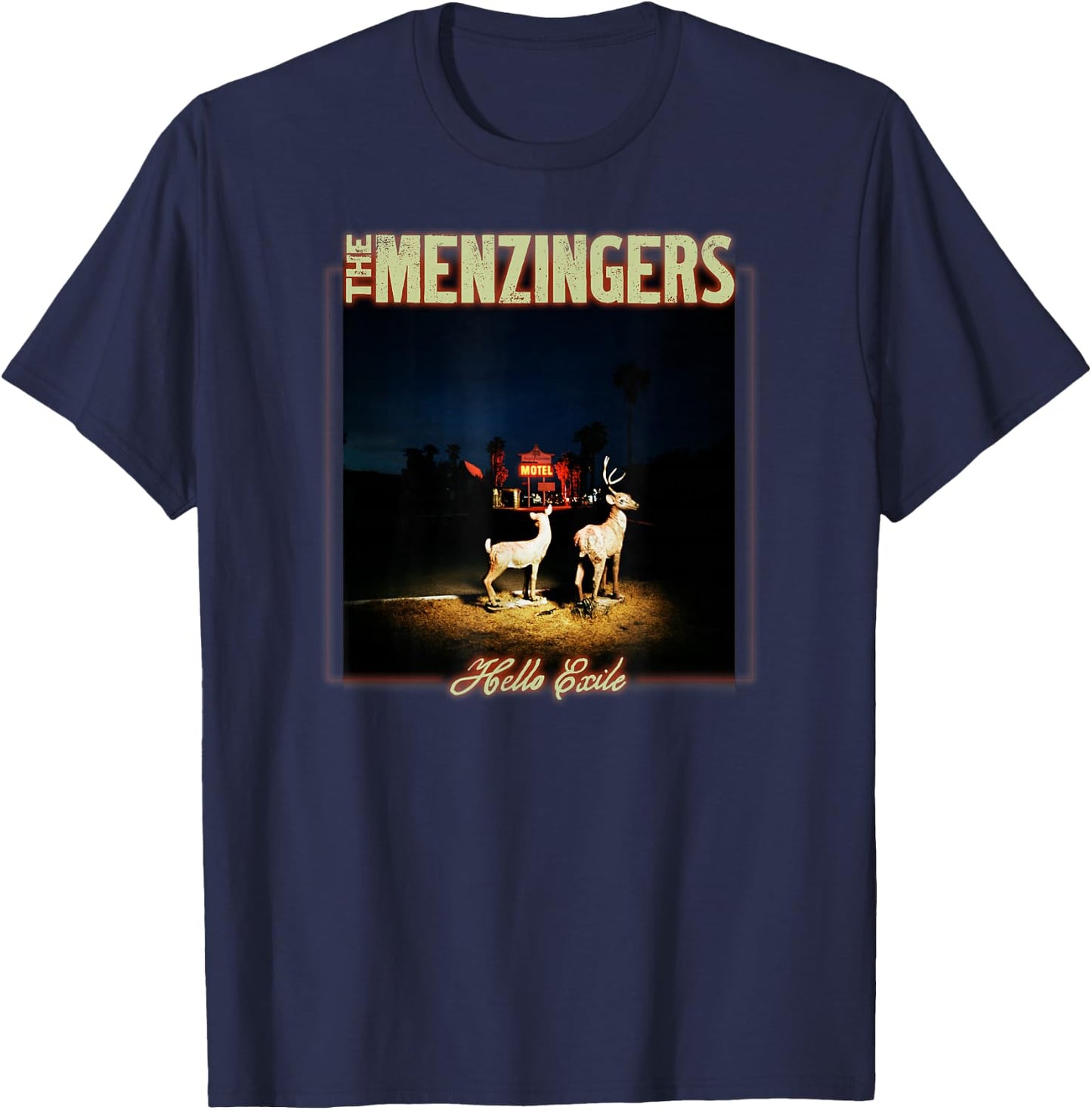The Menzingers - Hello Exile - Official Merchandise T-Shirt - T-Shirt | Navy