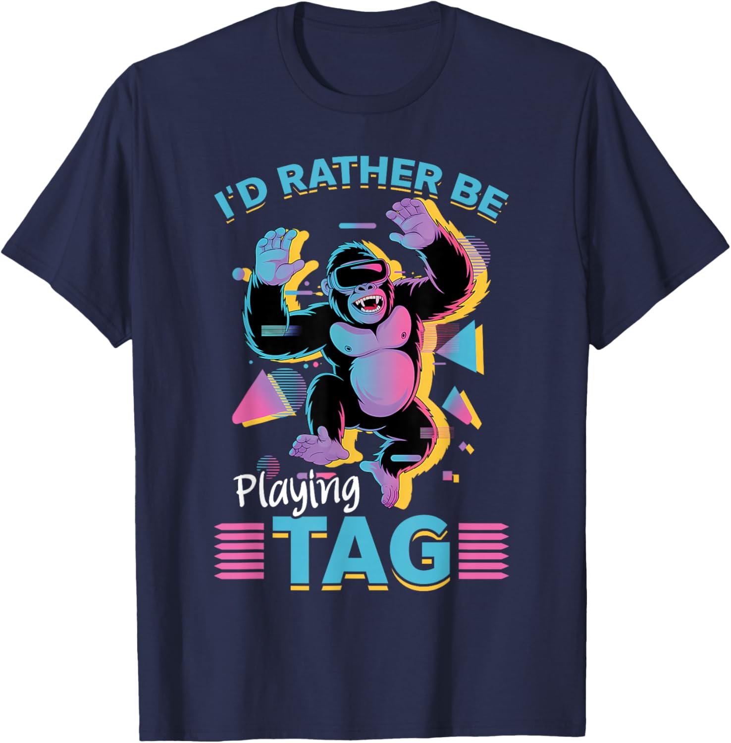 Gaming VR Gamer T-Shirt - T-Shirt | Navy