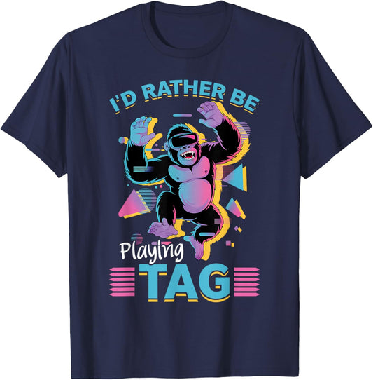 Gaming VR Gamer T-Shirt - T-Shirt | Navy