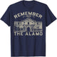 Remember the Alamo story of San Antonio Texas T-Shirt - T-Shirt | Navy