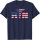 Nurse Appreciation Gift Shirt RN American Flag July 4th T-Shirt - T-Shirt | Navy