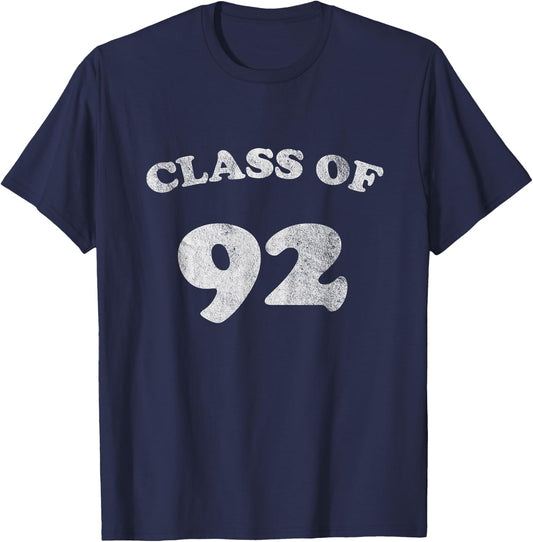 1992 Retro Class of 92 T-Shirt - T-Shirt | Navy