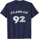 1992 Retro Class of 92 T-Shirt - T-Shirt | Navy