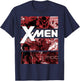 Marvel X-Men Magneto Comic Panel Art Stack Graphic T-Shirt - T-Shirt | Navy
