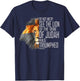 See The Lion of the Tribe of Judah has Triumphed Bible T-Shirt - T-Shirt | Navy