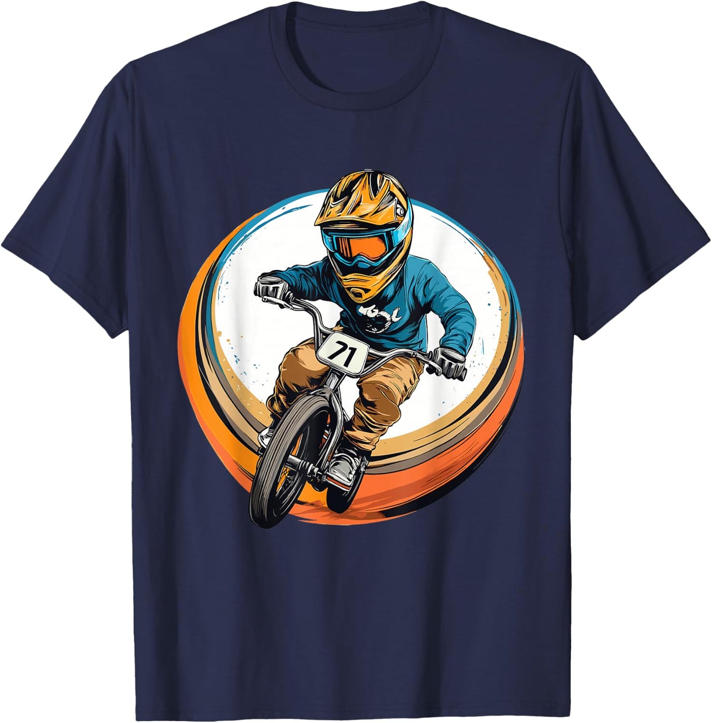 Kids BMX T-Shirt - T-Shirt | Navy