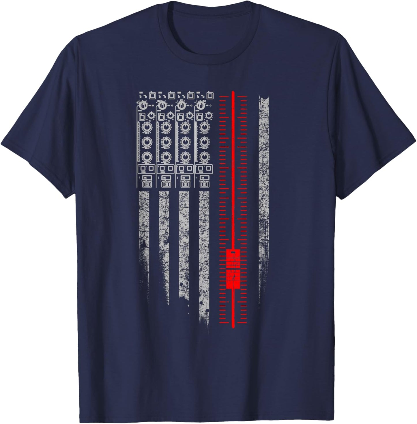 American Sound Guy - Front T-Shirt - T-Shirt | Navy