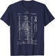 Flute Patent T-Shirt - T-Shirt | Navy