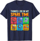 Roller Coaster Things I Do In My Spare Time Theme Park T-Shirt - T-Shirt | Navy