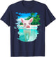 Bahamas Swimming Pigs Pig Swim Beach Holidays Shirt T-Shirt - T-Shirt | Navy