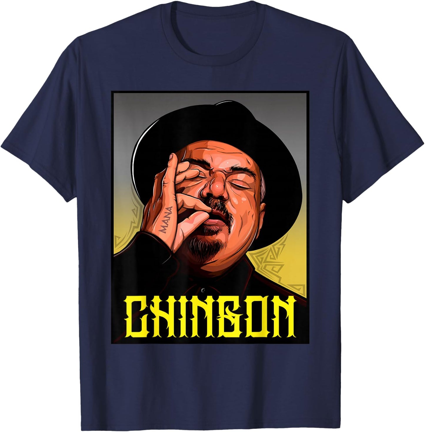 George Lopez "Nick Aztec" T-Shirt - T-Shirt | Navy