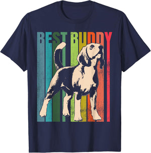Beagle Dog T-Shirt - T-Shirt | Navy