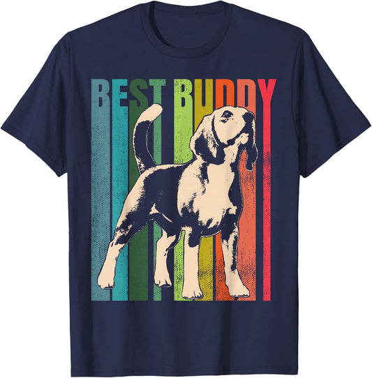 Beagle Dog T-Shirt - T-Shirt | Navy