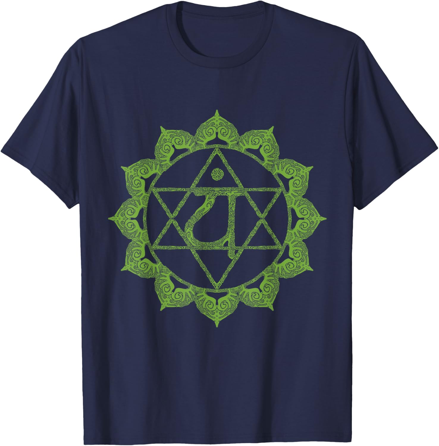 Heart Chakra T-Shirt - T-Shirt | Navy