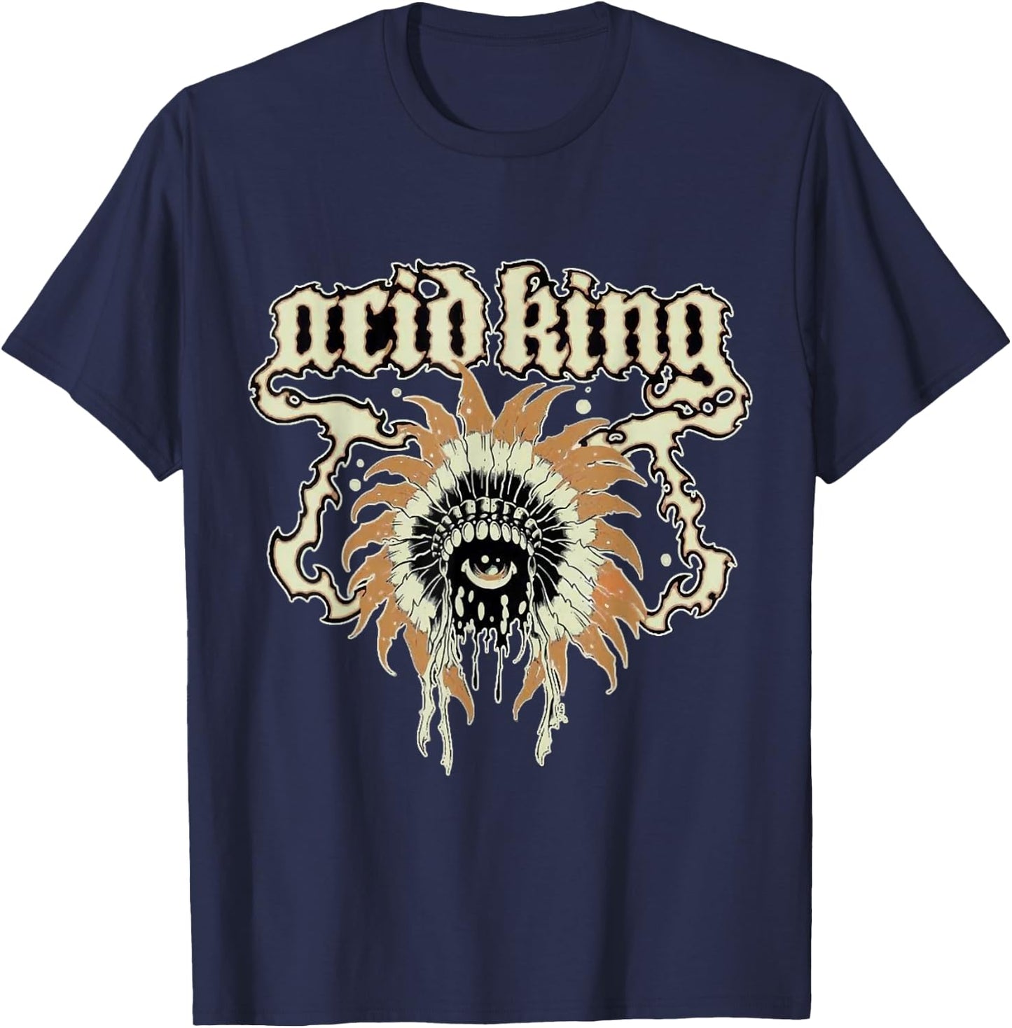 Acid King Band T-Shirt - T-Shirt | Navy
