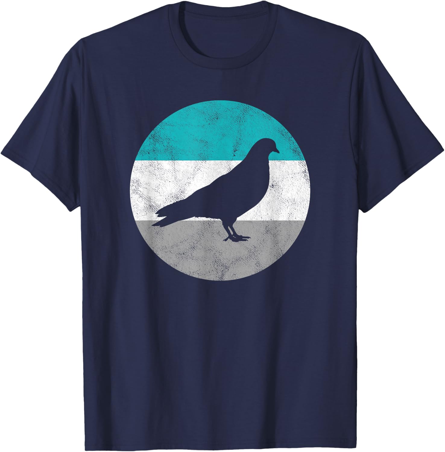 Homing Pigeon Gift Shirt Women Boys & Girls | Retro T-Shirt - T-Shirt | Navy