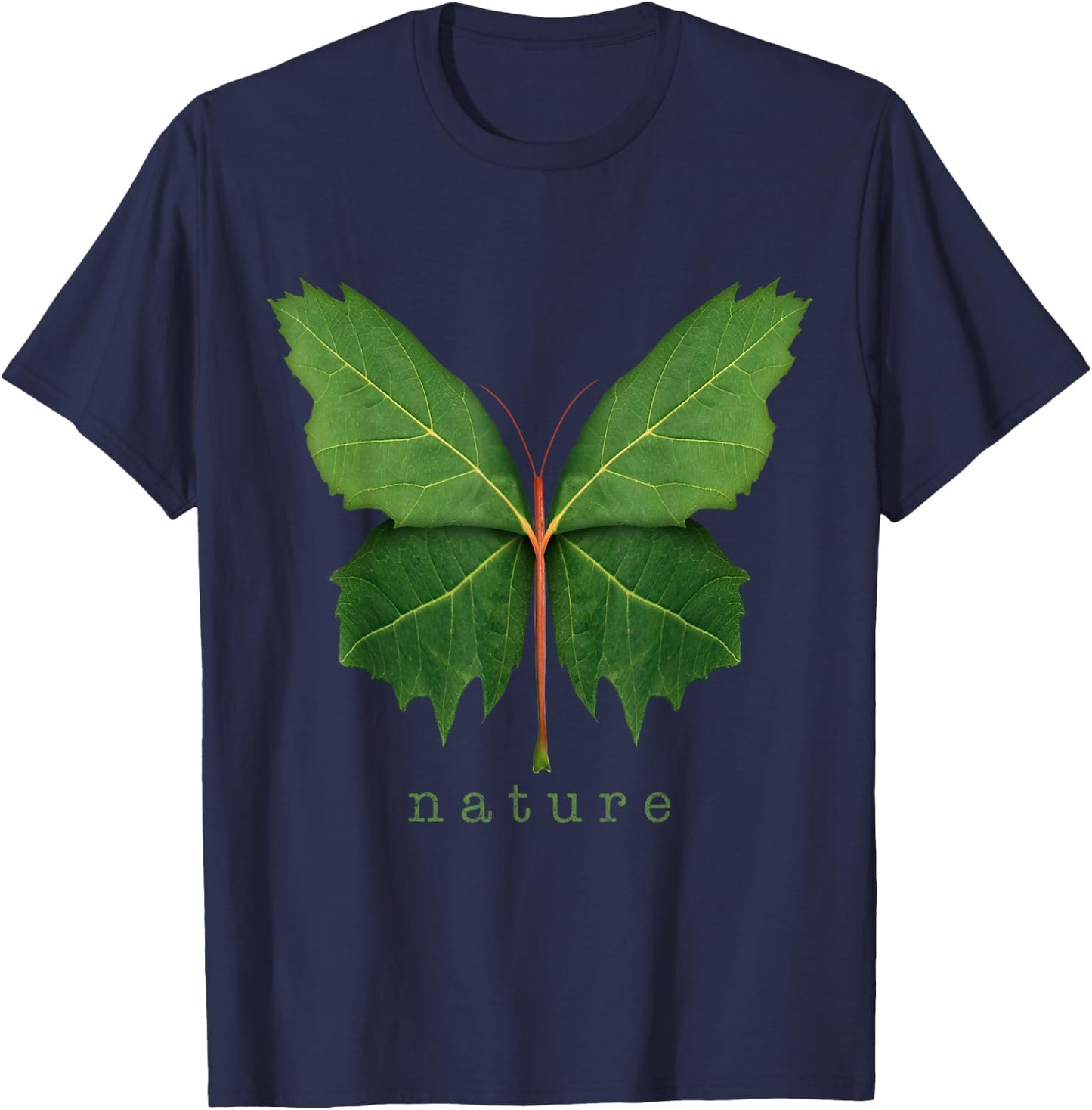 Beautiful Green Nature T-Shirt - T-Shirt | Navy