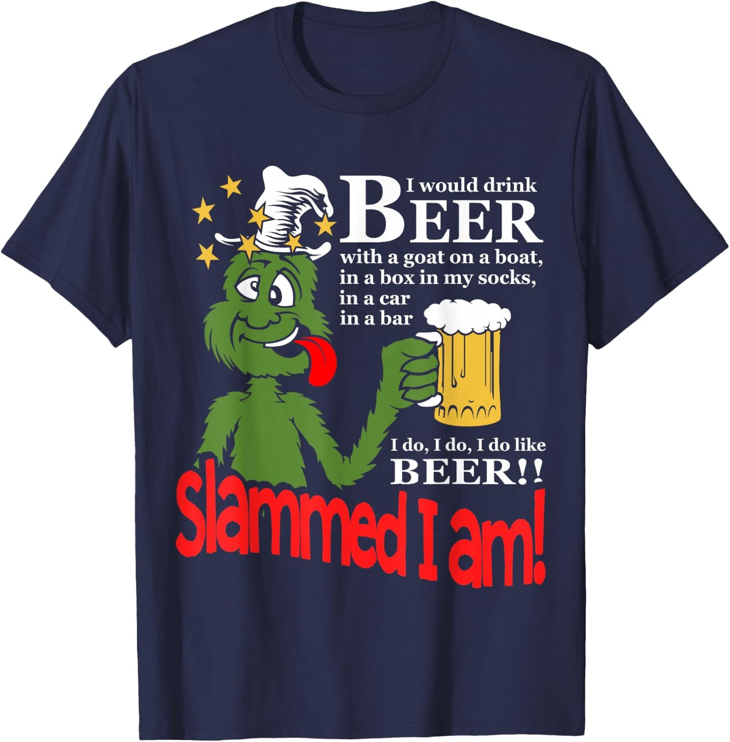 Slammed I Am T-Shirt - T-Shirt | Navy