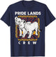 Disney The Lion King Live Action Simba Nala Pride Lands Crew T-Shirt - T-Shirt | Navy