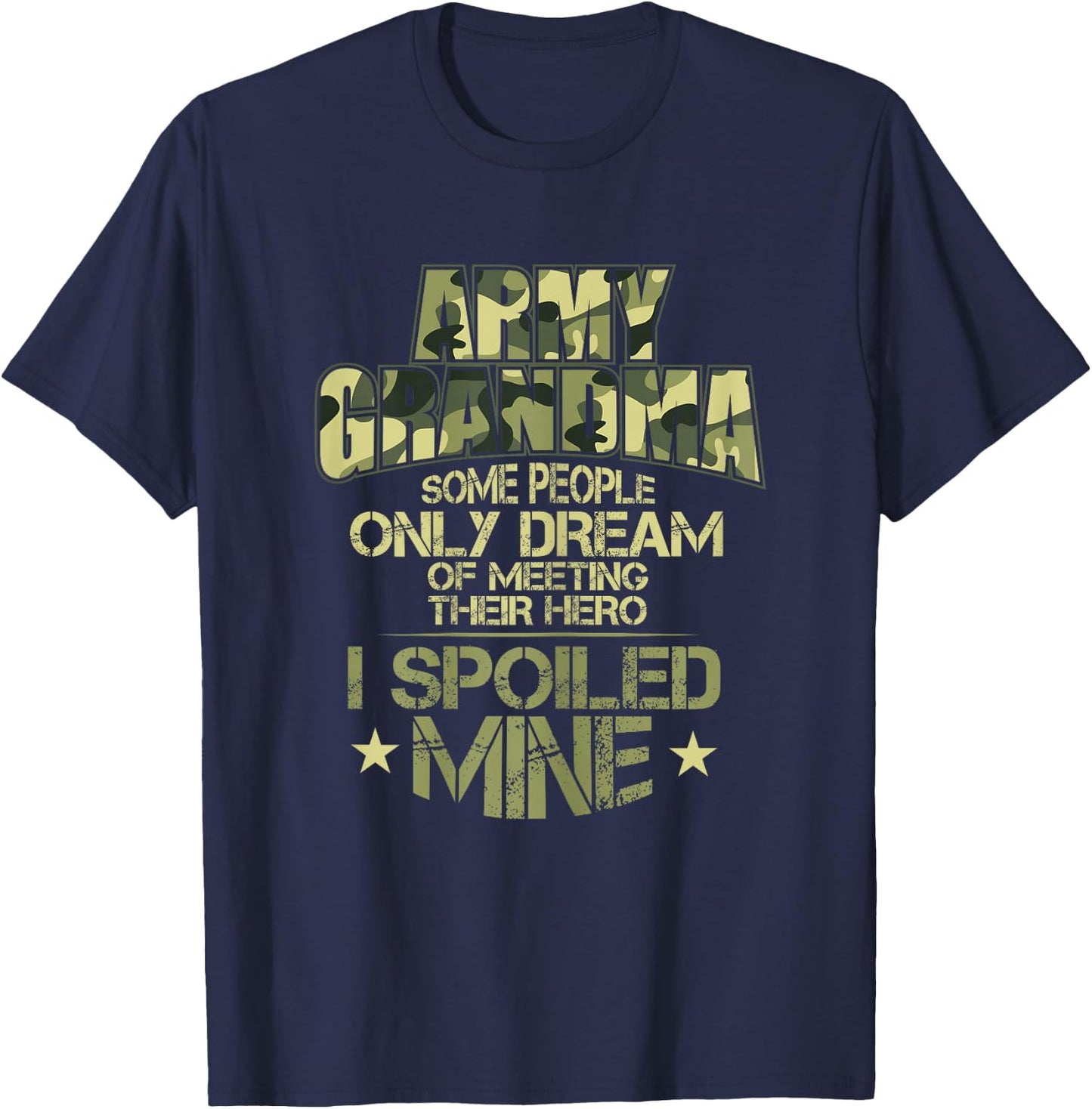 Army Grandma T Shirt For A Proud Military Grandma T-Shirt - T-Shirt | Navy
