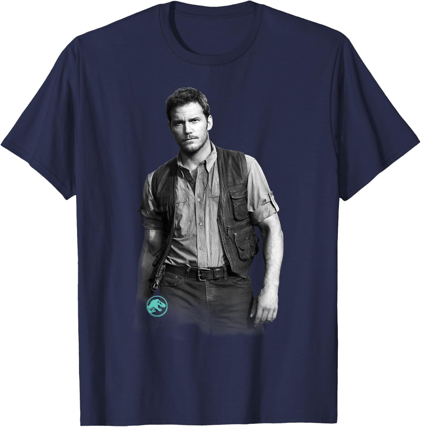 Jurassic World Chris Pratt Swag T-Shirt - T-Shirt | Navy