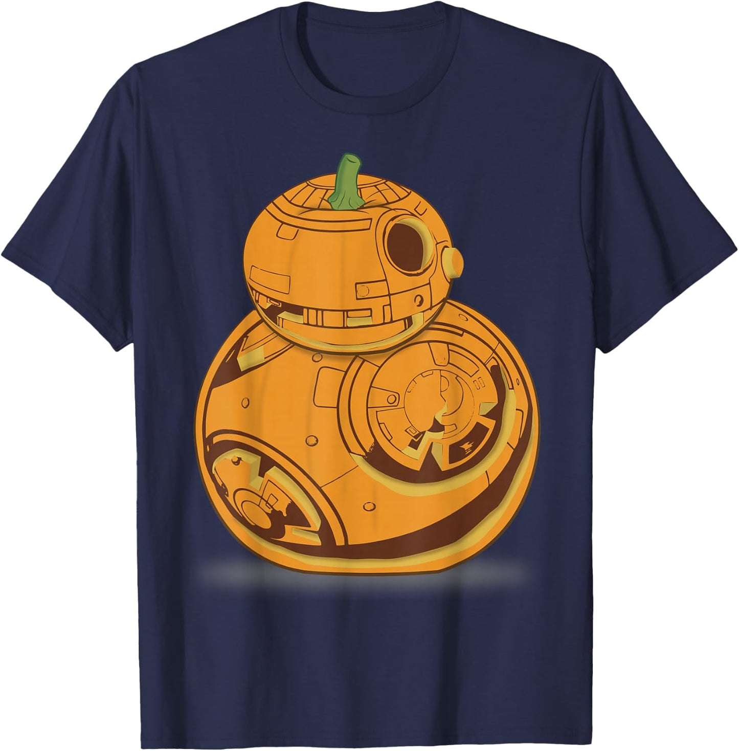 Star Wars BB-8 Pumpkin Carving Halloween T-Shirt - T-Shirt | Navy